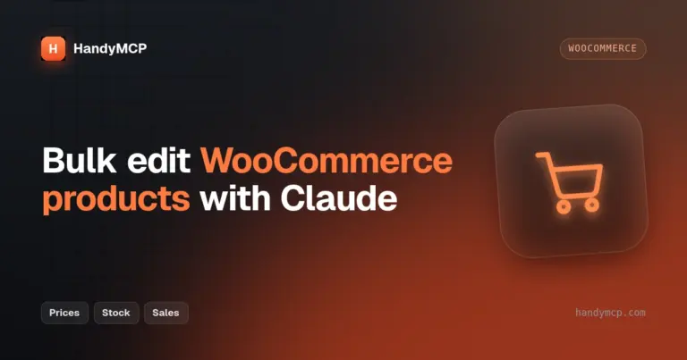 How to Bulk Edit WooCommerce Products with Claude