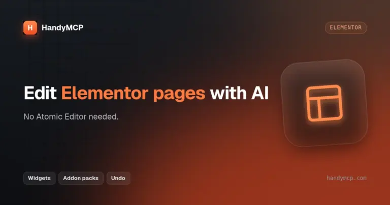 How to Edit Elementor Pages with AI (No Atomic Editor Needed)