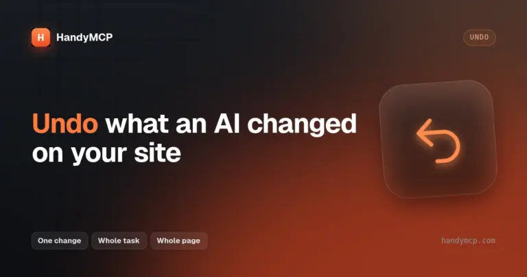 How to Undo Changes an AI Made to Your WordPress Site